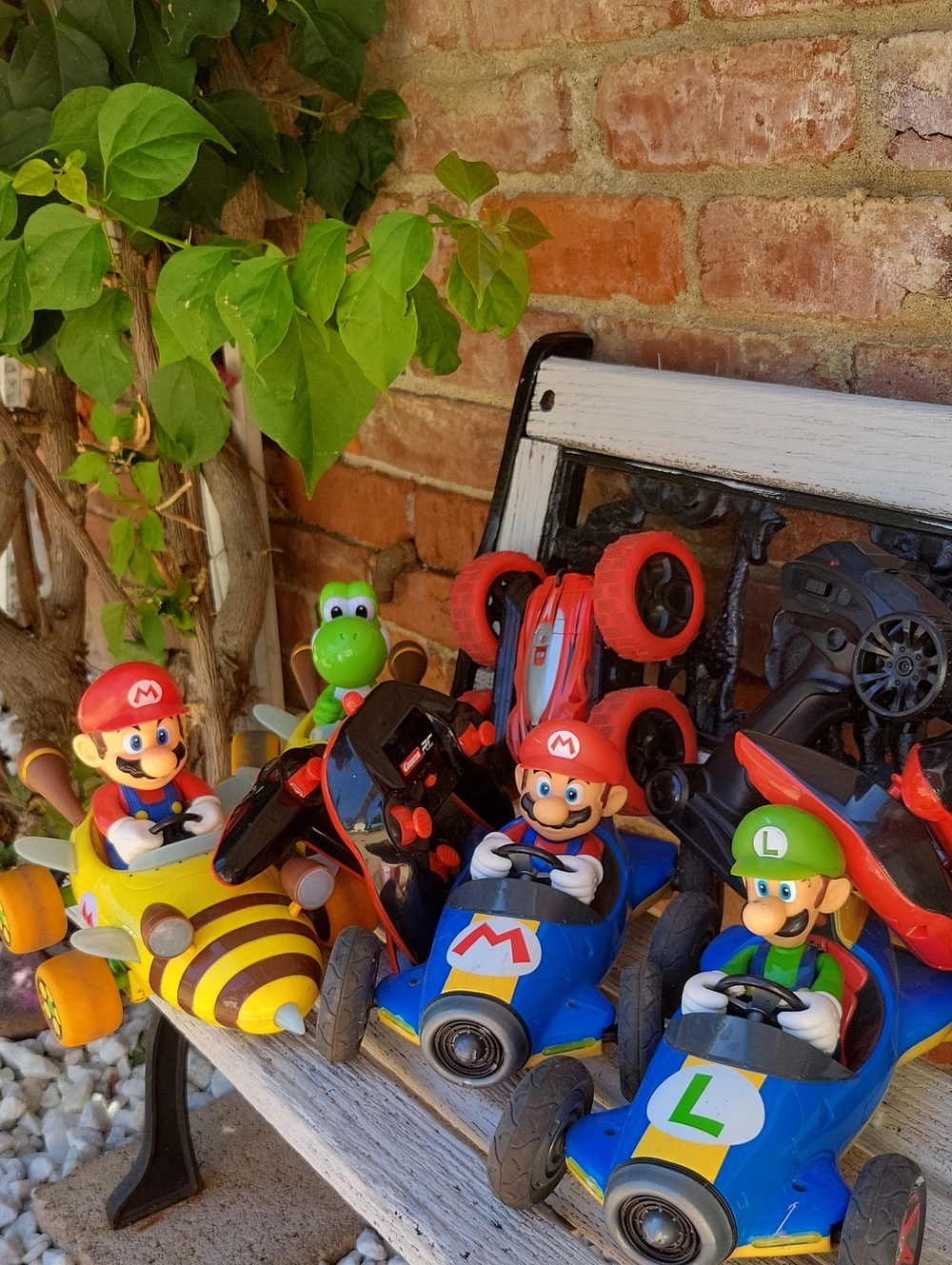 Nintendo Mario Kart Toy Vehicles Set - Blue, Red, Yellow, Green, Black